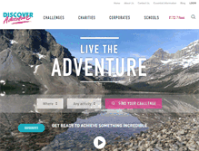 Tablet Screenshot of discoveradventure.com